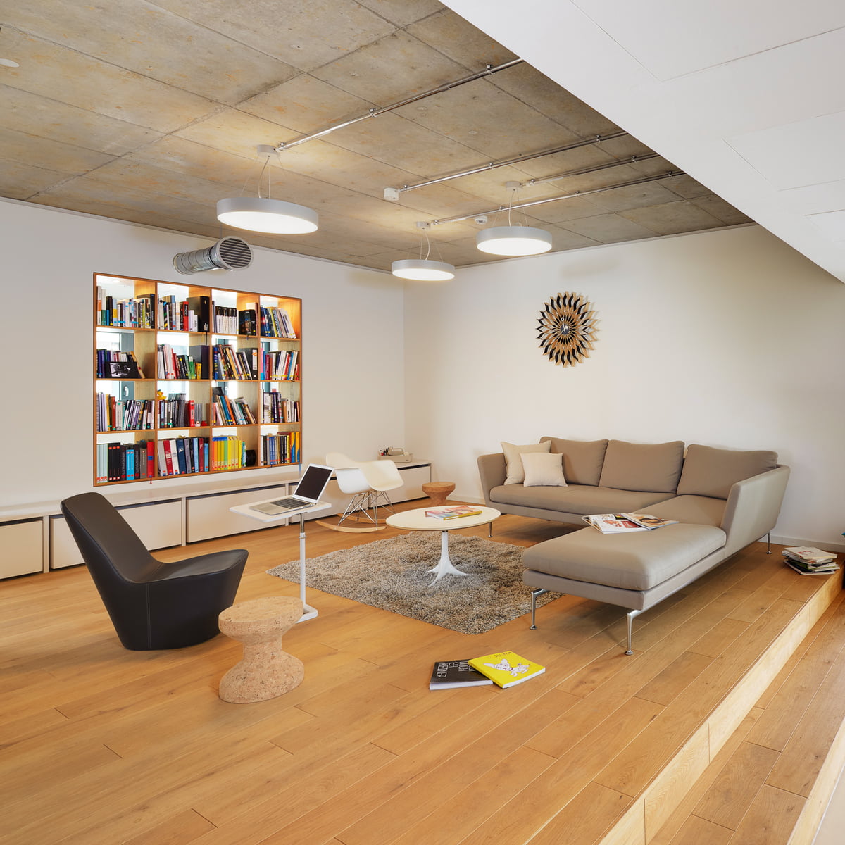 创意家具 - 附件|钟表|办公家具|设计师家具|挂钟 - 向日葵时钟